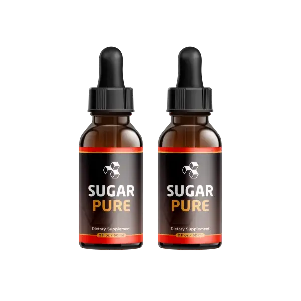 SugarPure 2 bottle package of liquid dietary supplement