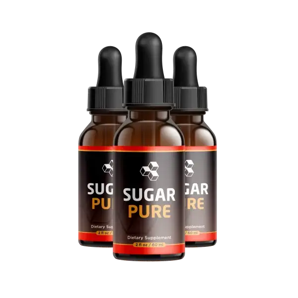 SugarPure three bottle package of liquid dietary supplement